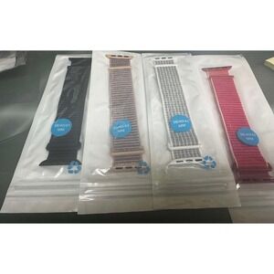 4 Pack Sport Loop‎ Nylon Breathable Adjustable for Apple Watch Band
